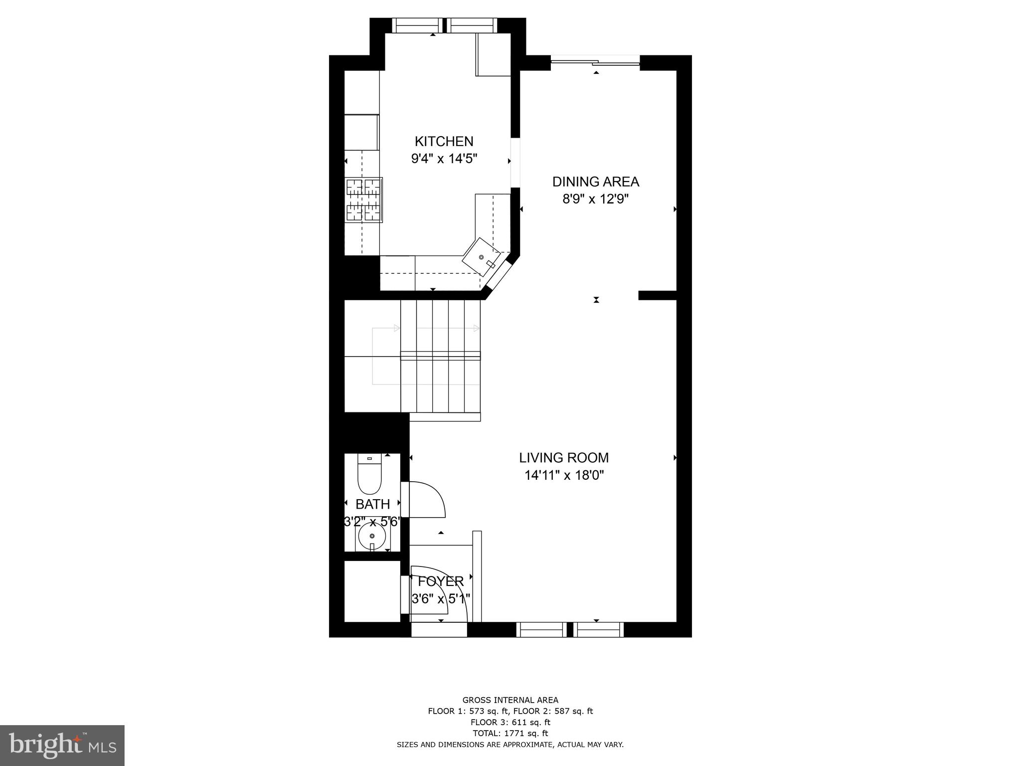 56 Powder View Court Nottingham, MD 21236 - Photo 38 of 43 Main Level Floor Plan