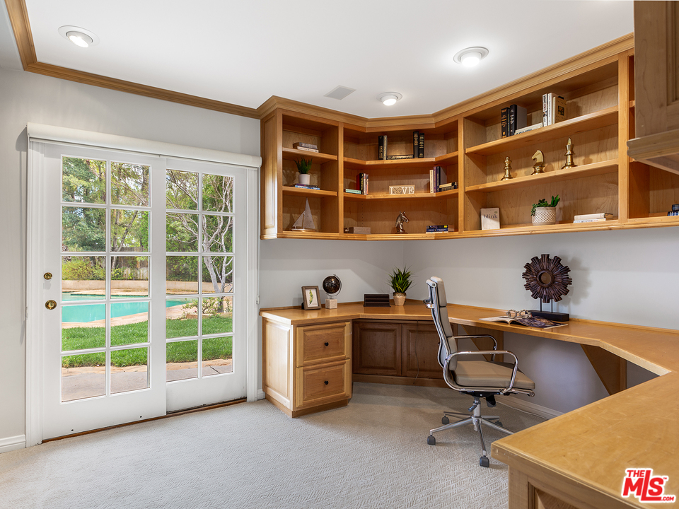 24835 Jacob Hamblin Road Hidden Hills, CA 91302 - Photo 19 of 29 a view of workspace with a window