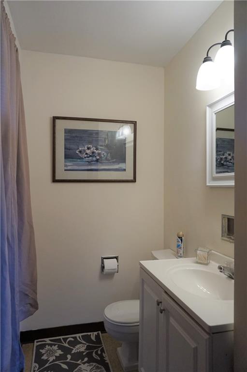 513 Mercer Road Slippery Rock, PA 16057 - Photo 19 of 25 Updated half bathroom off of the master!
