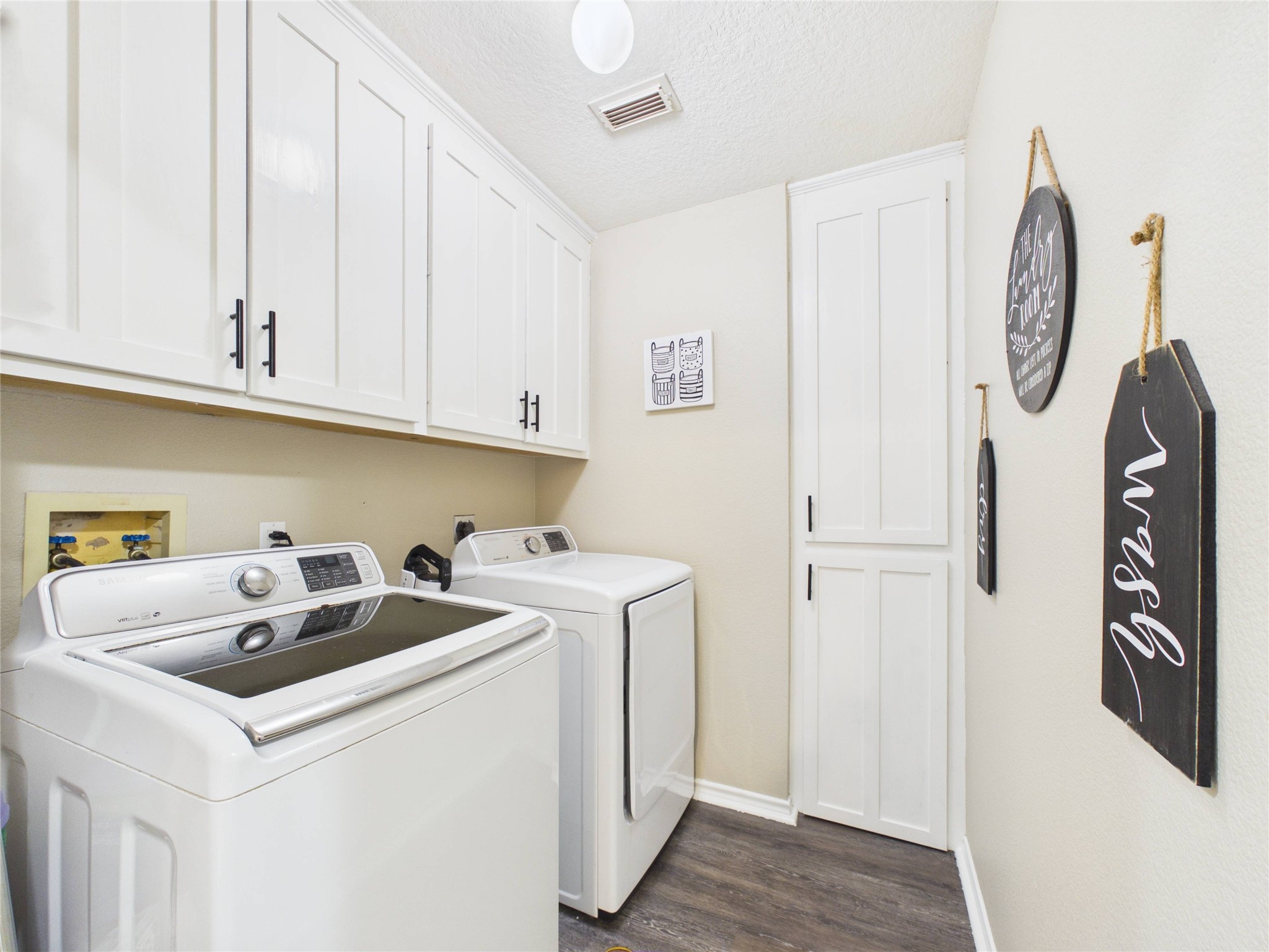4610 Mustang Road Alvin, TX 77511 - Photo 39 of 50 Another look in the laundry room that has wall to wall storage