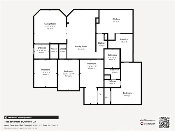 $449,999 | 1585 Sycamore Street, Gridley, CA 95948