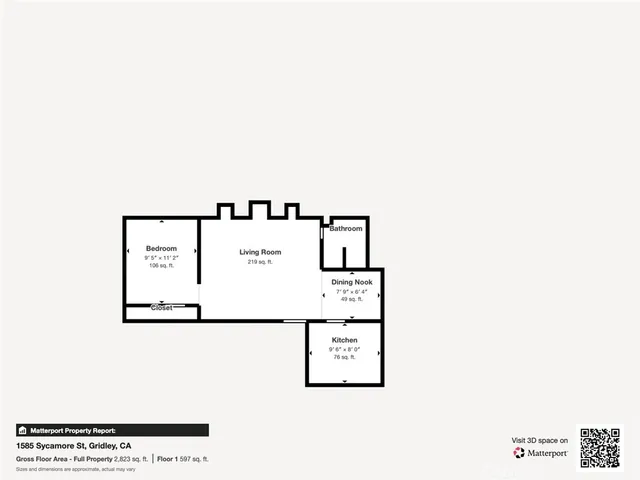 $465,000 | 1585 Sycamore Street, Gridley, CA 95948