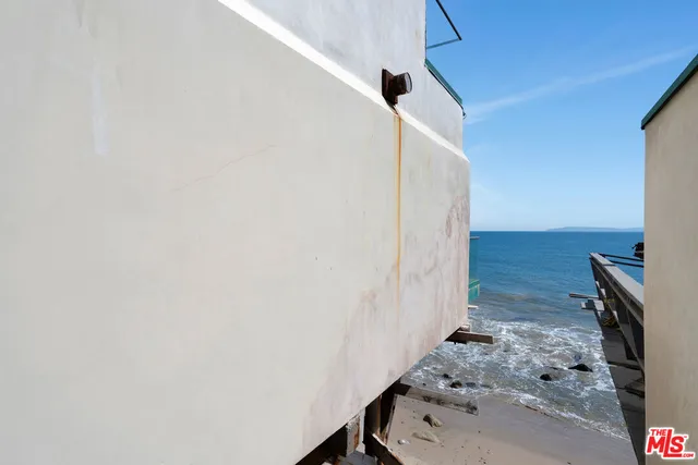 a view of beach and ocean