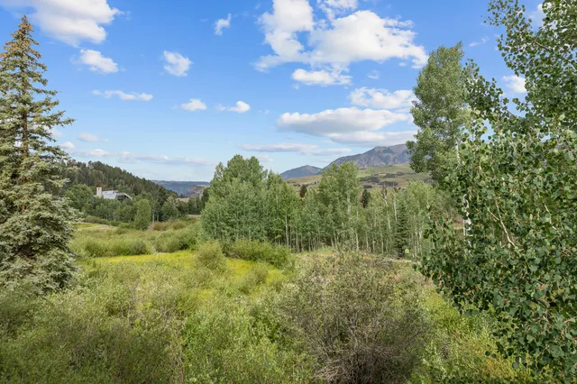 a view of a green field