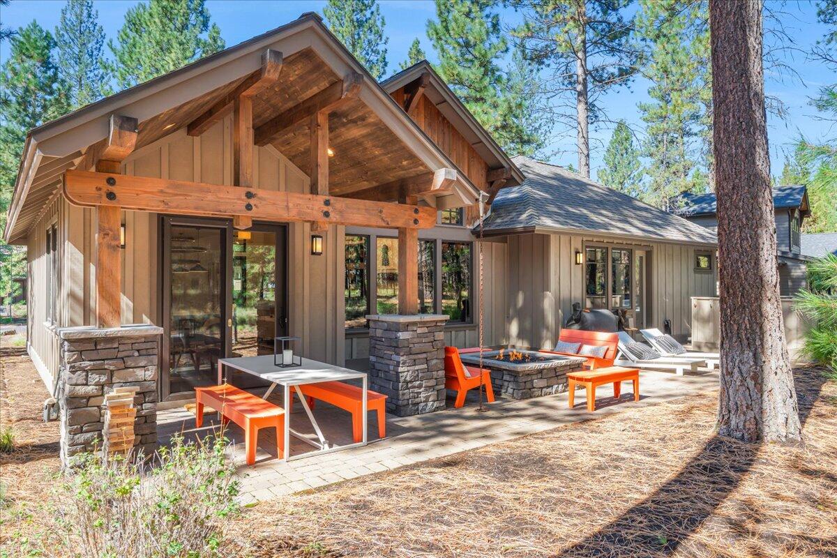 56278 Sable Rock Loop Bend, OR 97707 - Photo 41 of 54 a view of outdoor space yard deck patio and swimming pool