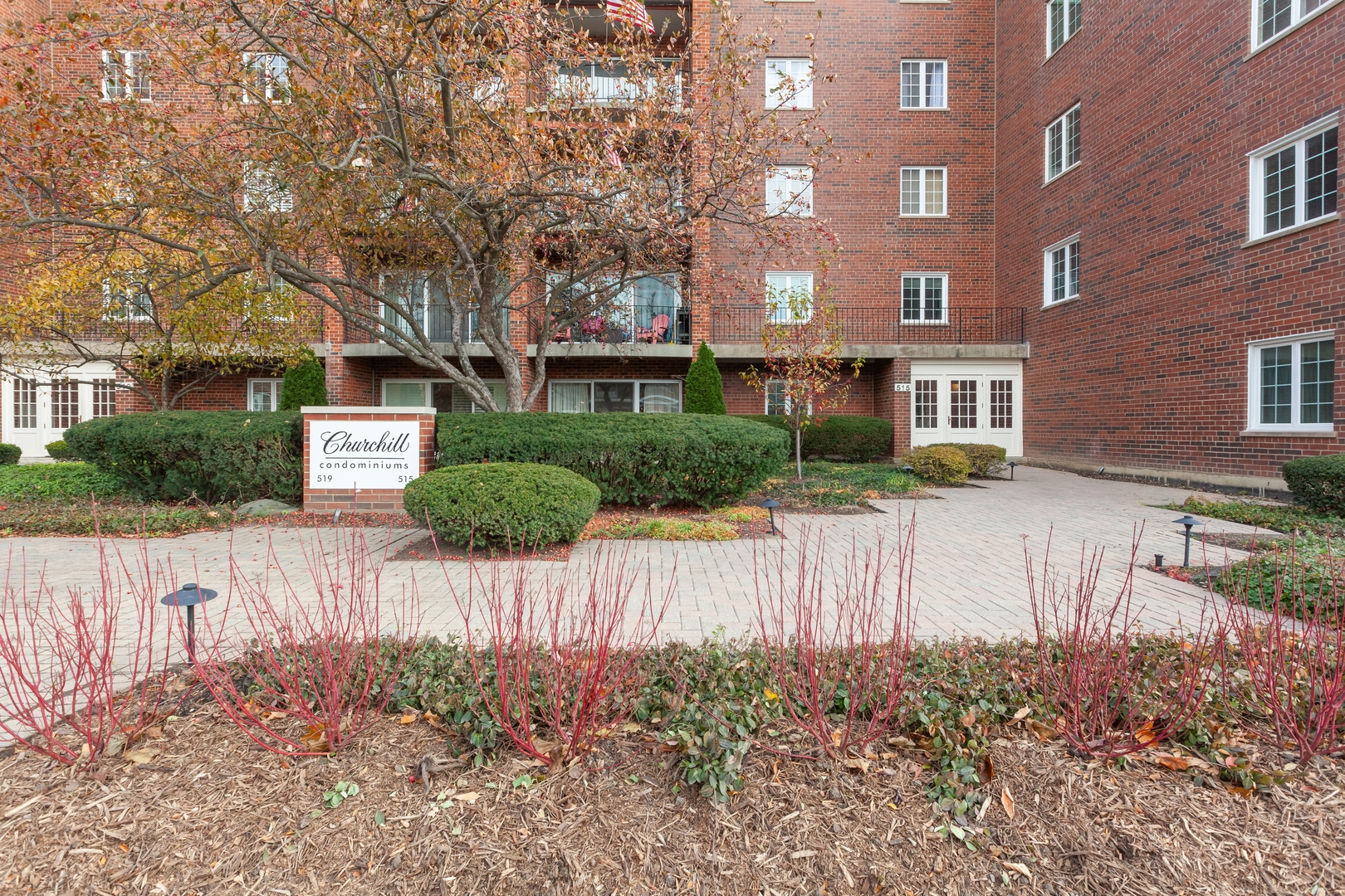 515 North Main Street, Unit 4AS Glen Ellyn, IL 60137 - Photo 1 of 23 a front view of a house with a yard