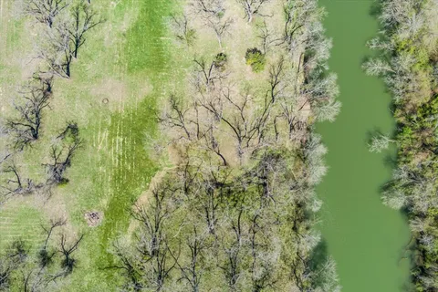 a view of a lush green field