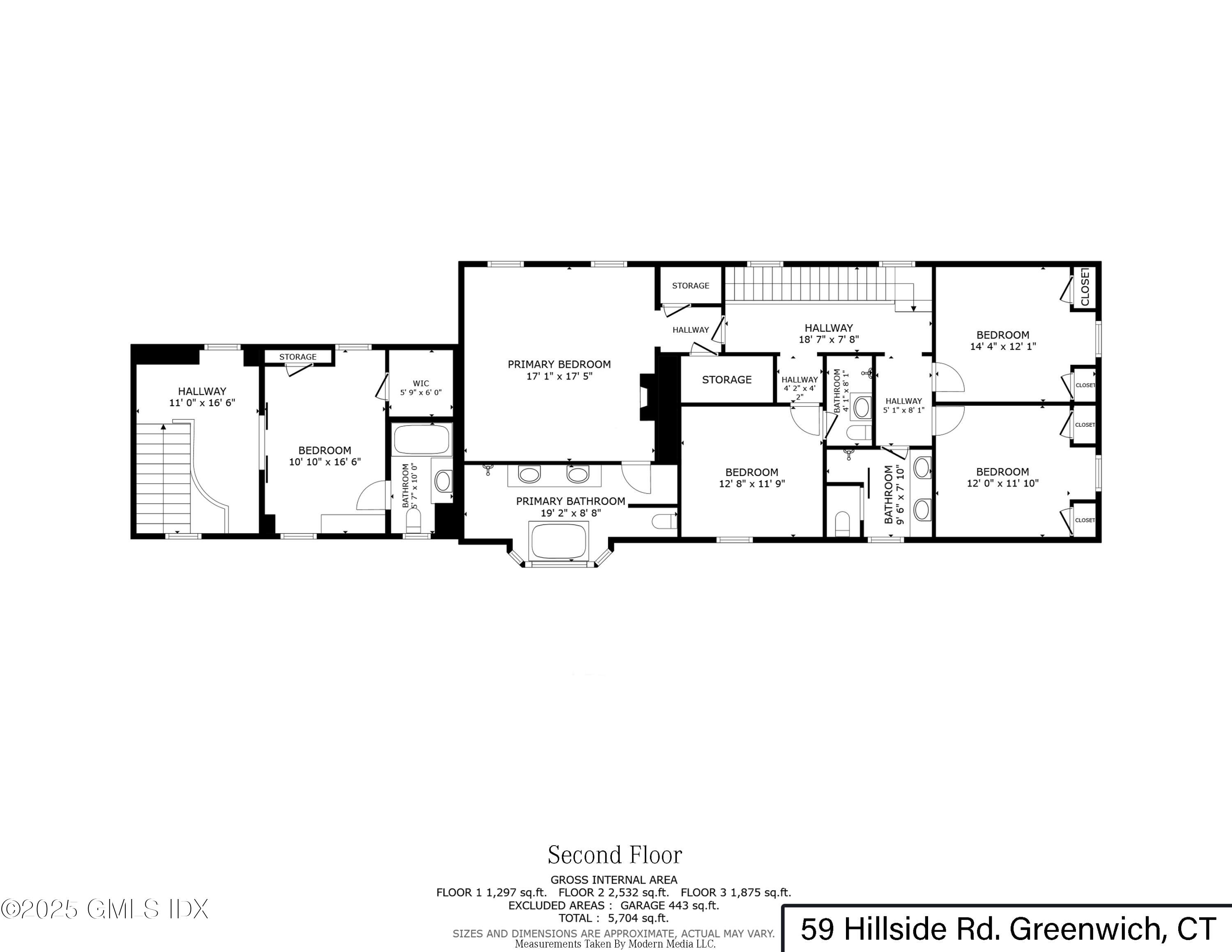 59 Hillside Road Greenwich, CT 06830 - Photo 34 of 35 Second Floor