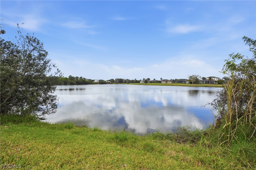 2180 Cook Lane Alva, FL 33920 - Photo 40 of 46 a view of a lake with houses in the background