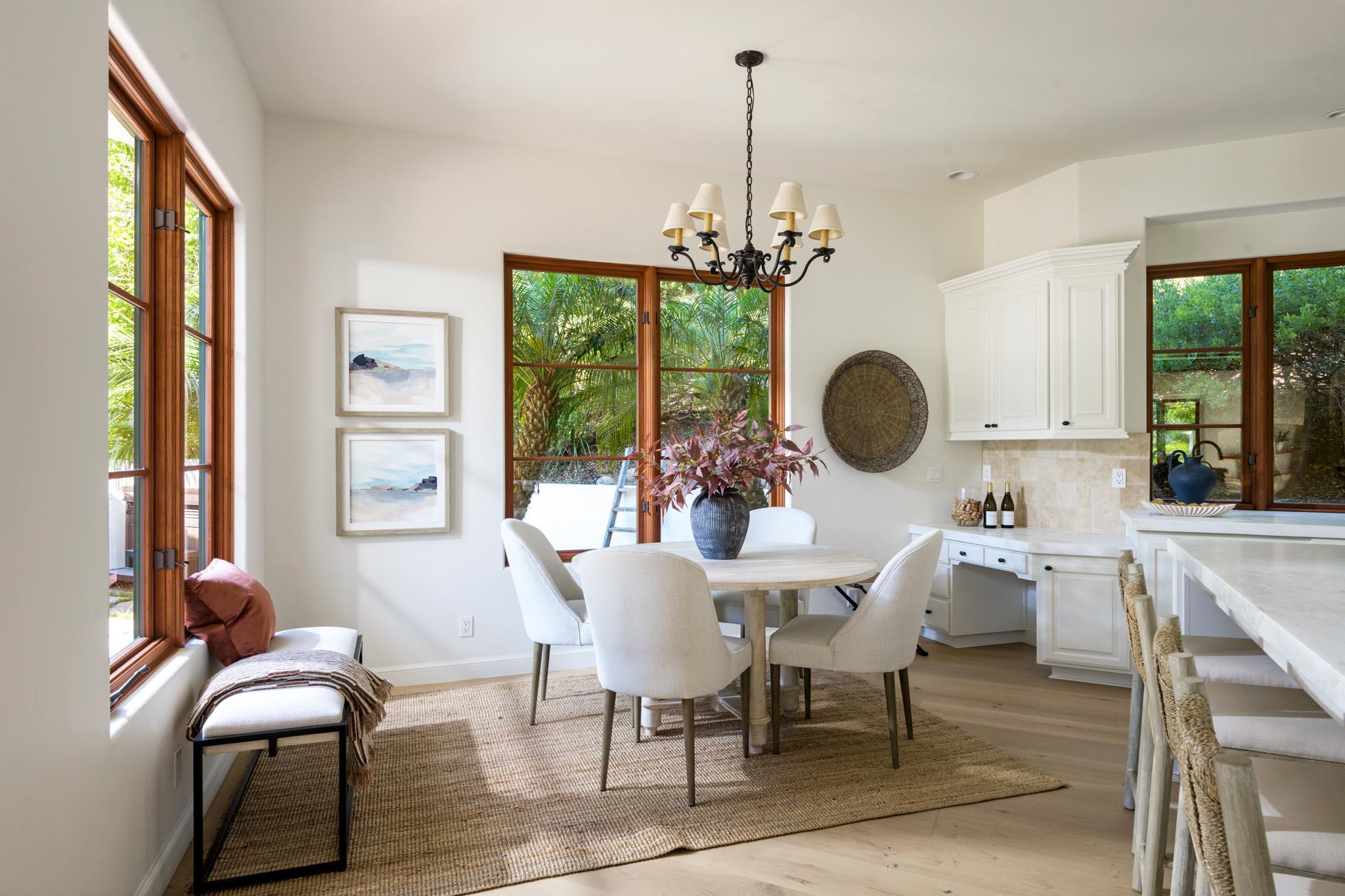 2030 Creekside Road Santa Barbara, CA 93108 - Photo 10 of 41 a view of a dining room with furniture window and outside view