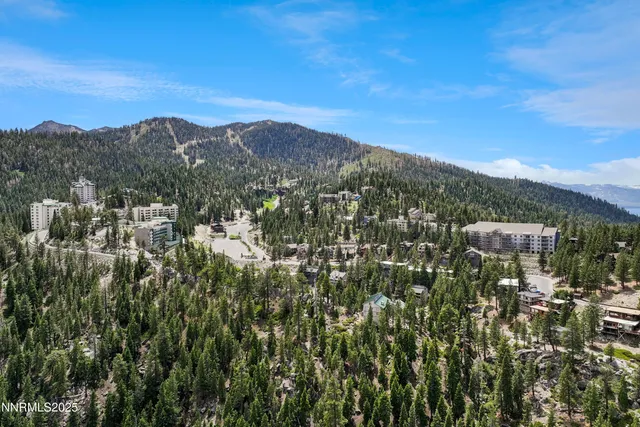 a view of a backyard with a lake