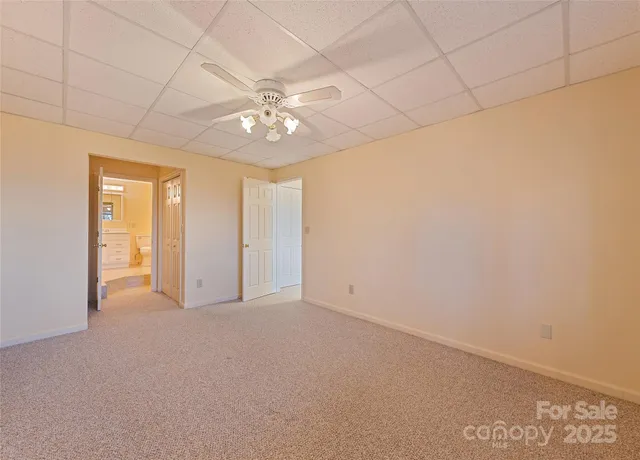 a view of an empty room