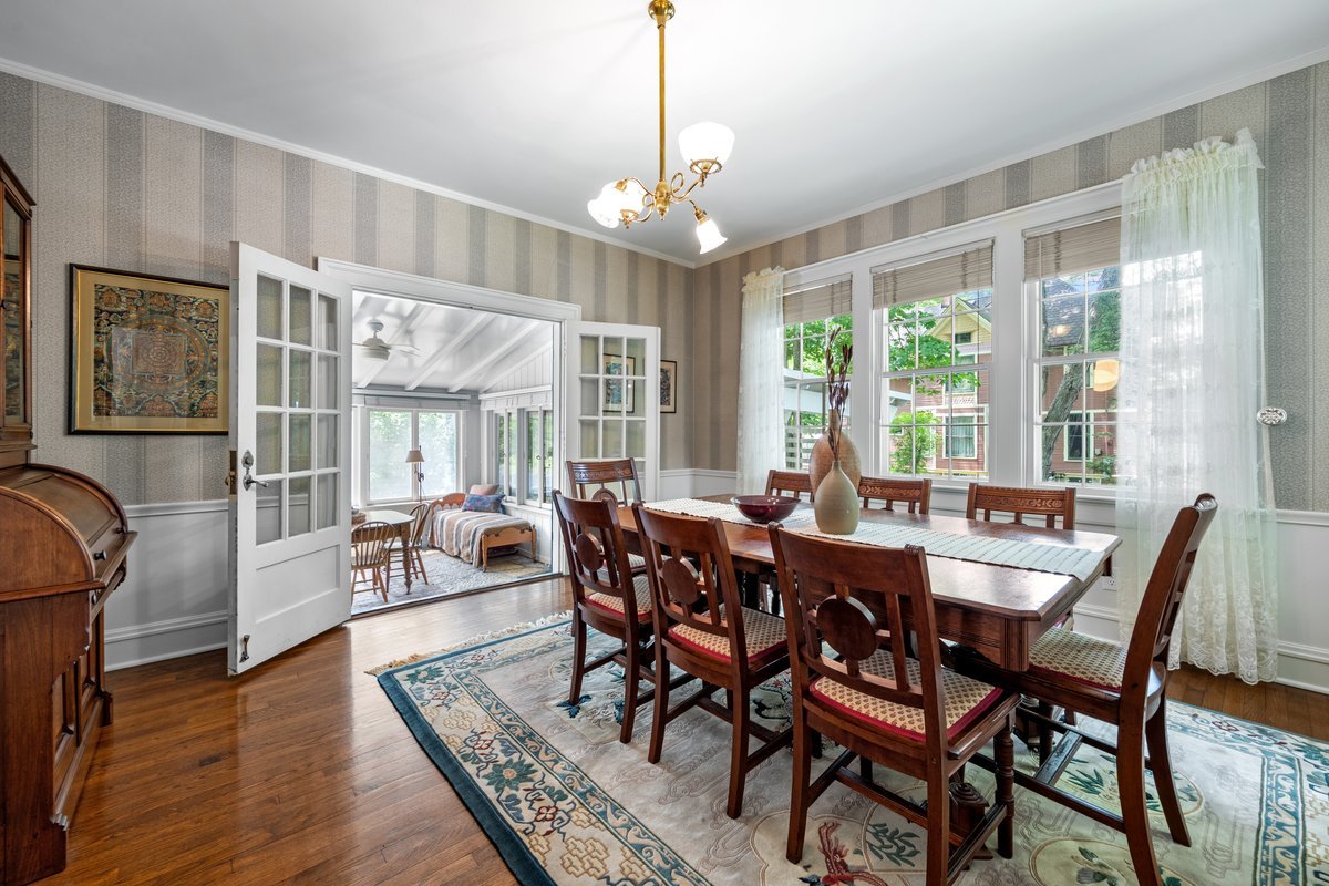 32W131 Army Trail Road Wayne, IL 60184 - Photo 5 of 30 a view of a dining room with furniture window and outside view