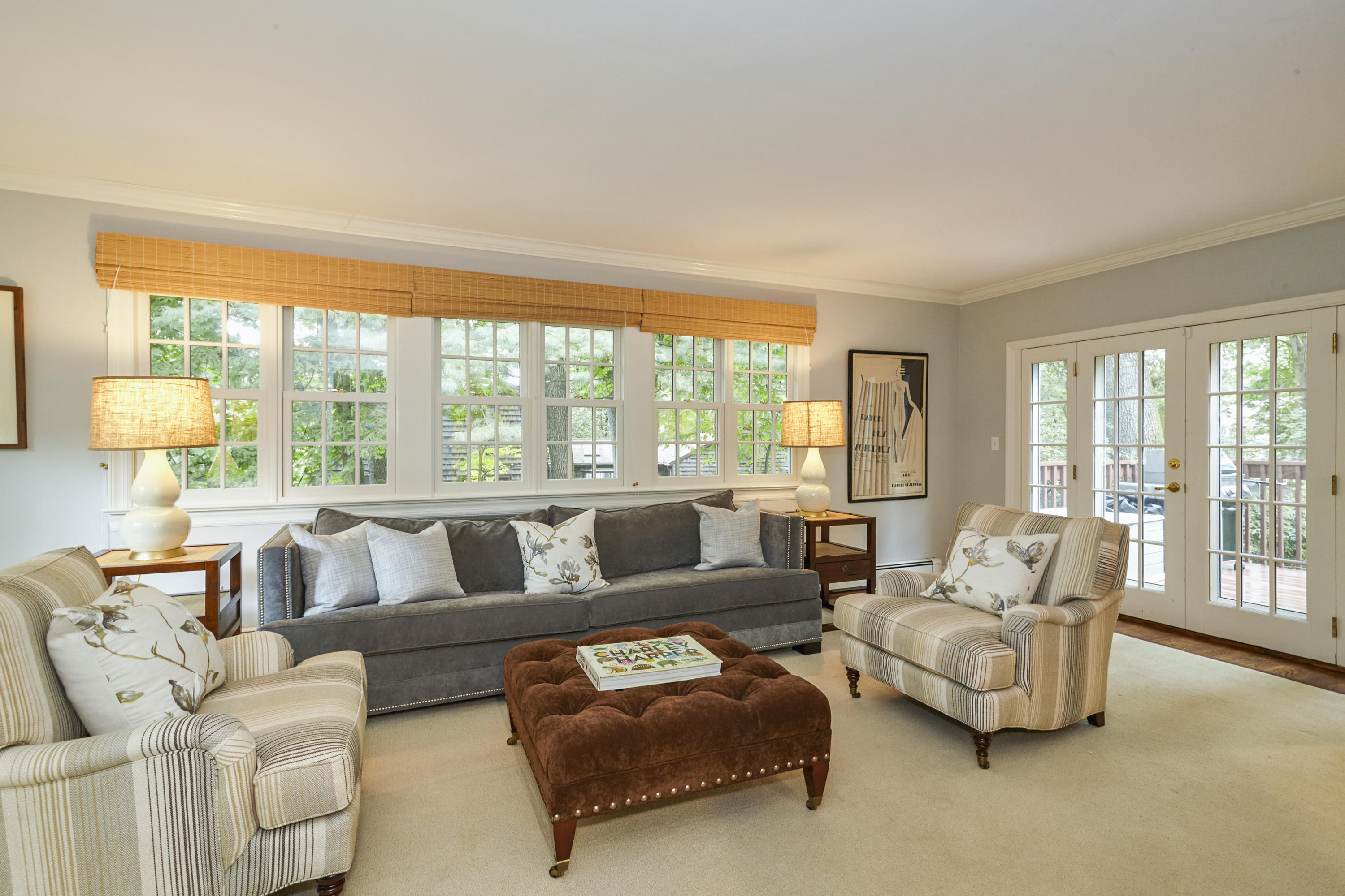 20 Homestead Road Darien, CT 06820 - Photo 12 of 48 a living room with furniture and a large window