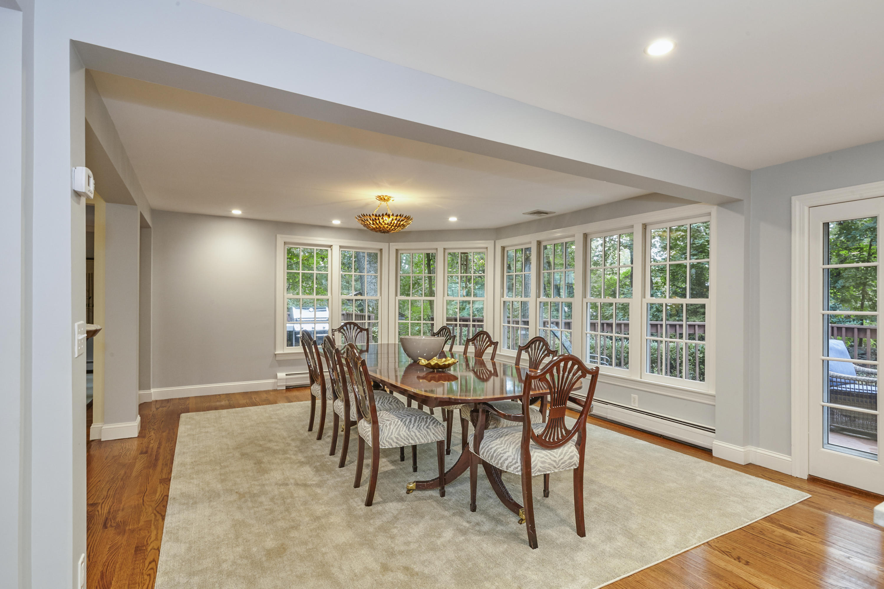20 Homestead Road Darien, CT 06820 - Photo 16 of 48 a view of a dining room with furniture window and outside view