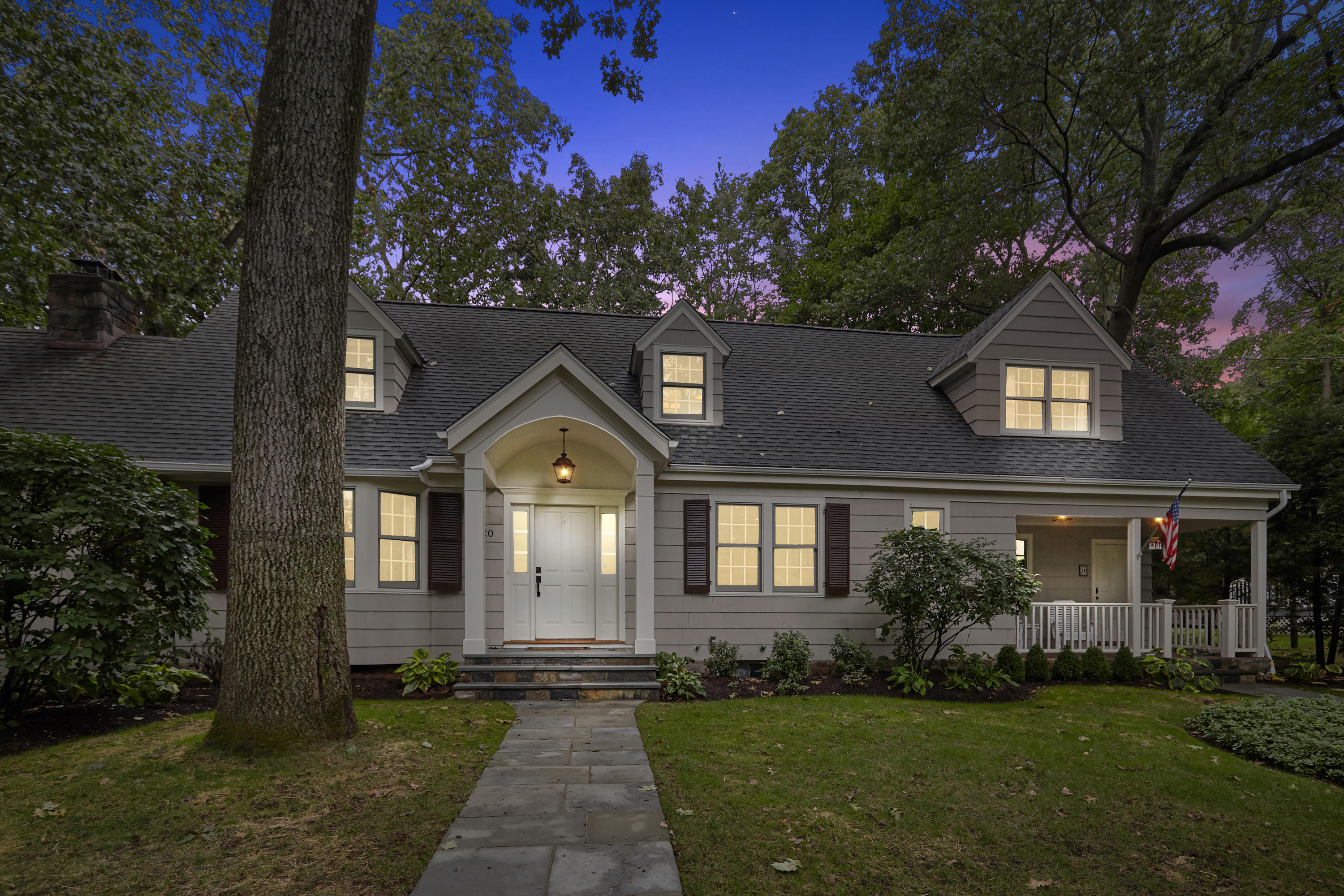 20 Homestead Road Darien, CT 06820 - Photo 45 of 48 a front view of a house with a yard