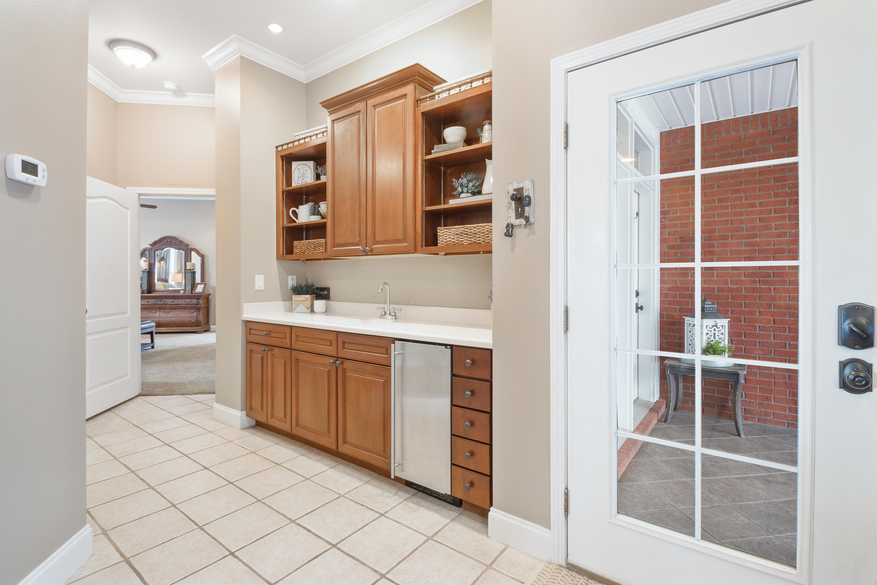 1498 Sky Ranch Lane Baker, FL 32531 - Photo 30 of 86 a spacious bathroom with a double vanity sink a mirror and a