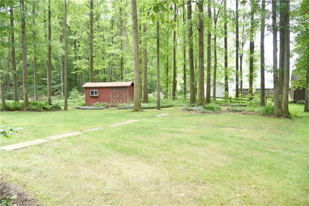 1982 South Keel Ridge Road Hermitage, PA 16148 - Photo 20 of 22 large back yard with shed