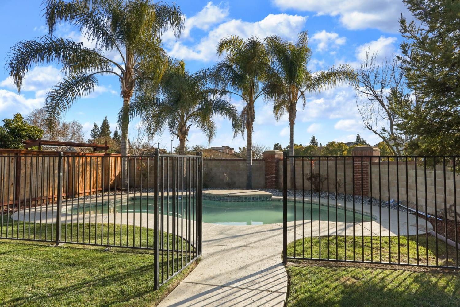 3144 Sweet Lilac Way Stockton, CA 95209 - Photo 51 of 76 a view of a backyard with palm trees