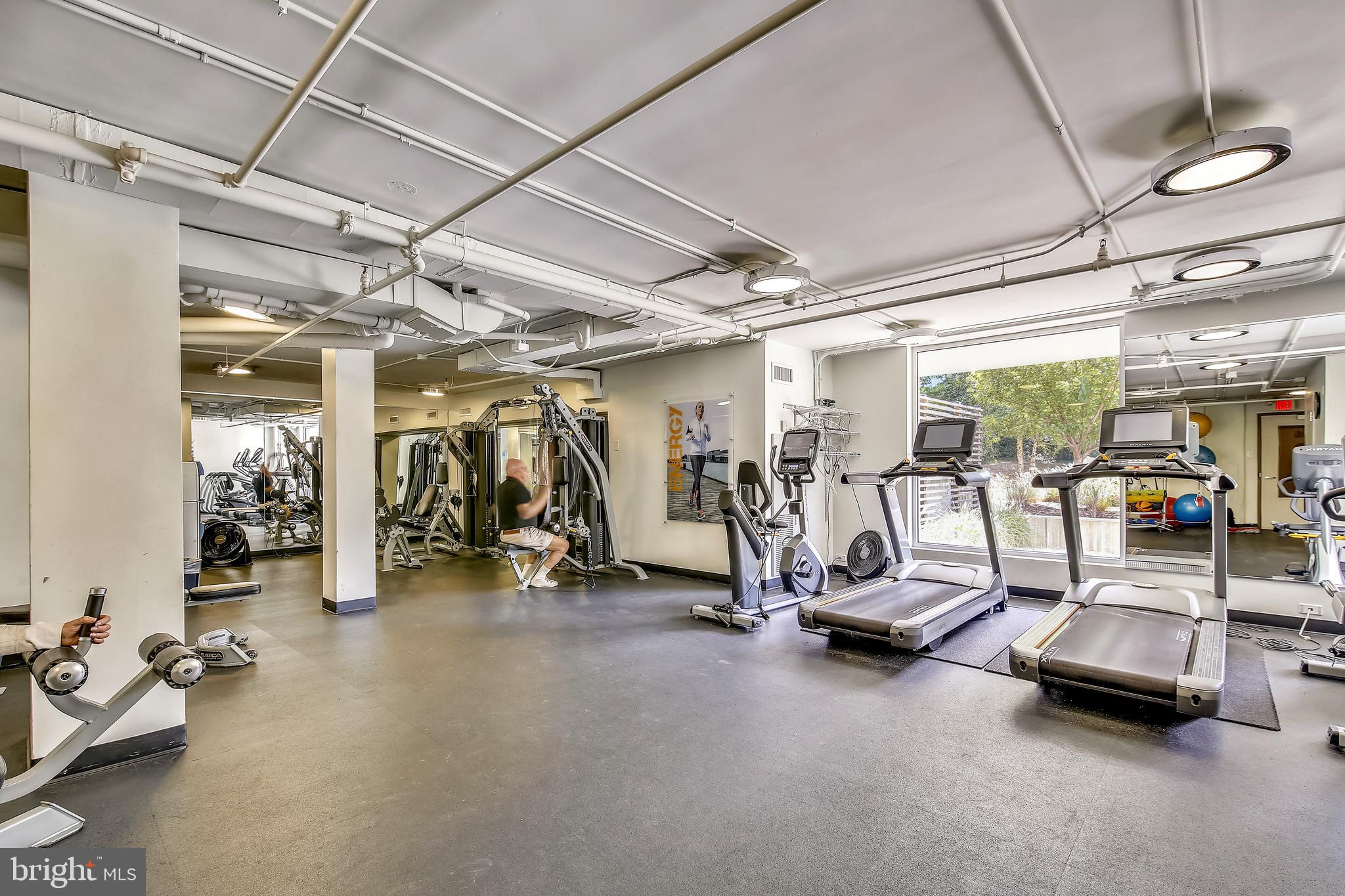 5101 River Road, Unit 618 Bethesda, MD 20816 - Photo 35 of 46 a view of a room with gym equipment