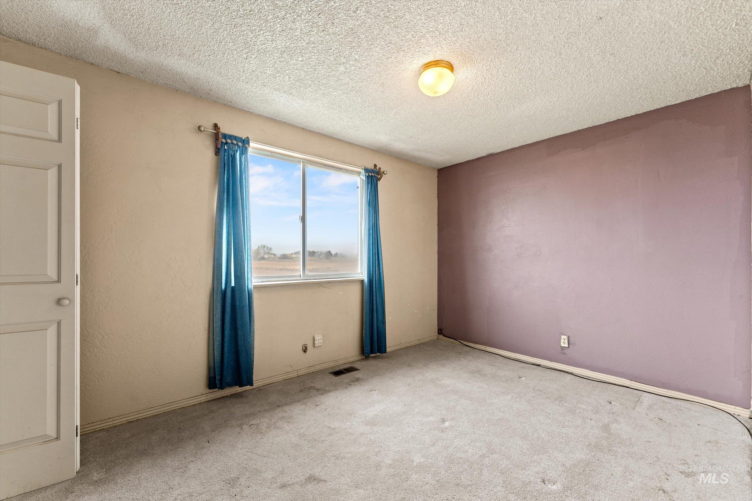 6267 Deer Flat Road Nampa, ID 83686 - Photo 13 of 50 Carpeted spare room featuring a textured ceiling and baseboards