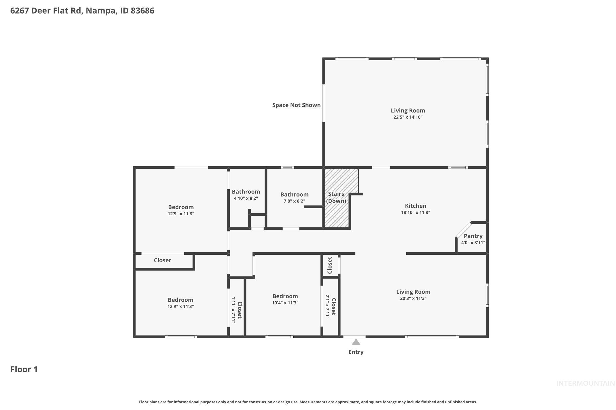 6267 Deer Flat Road Nampa, ID 83686 - Photo 49 of 50 View of floor plan / room layout