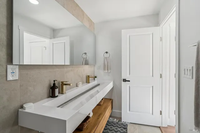 a room with storage and utility