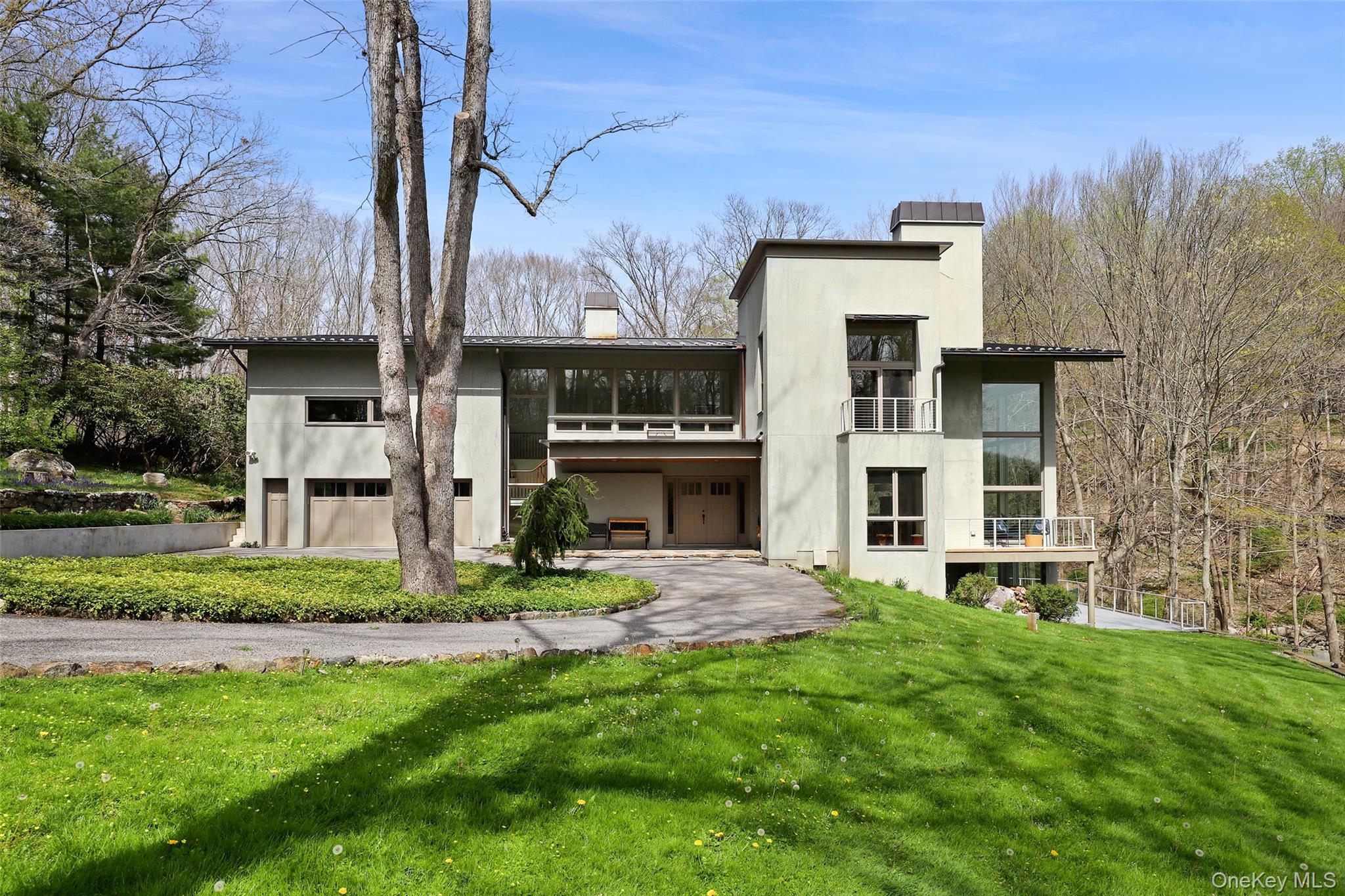 17 Fox Run Road Pound Ridge, NY 10576 - Photo 1 of 30 a view of a house with backyard and a tree