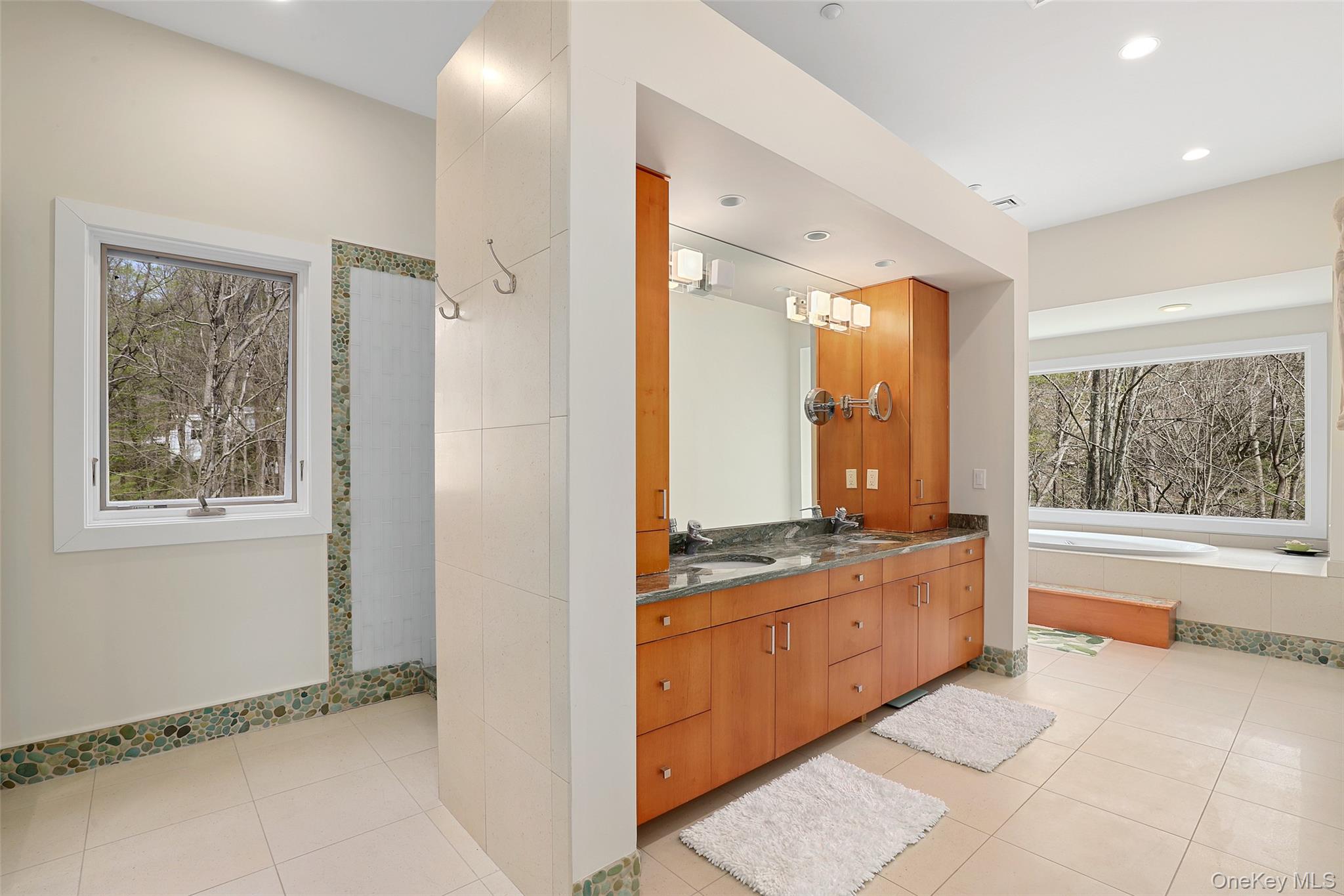 17 Fox Run Road Pound Ridge, NY 10576 - Photo 20 of 30 a view of kitchen with kitchen island and windows