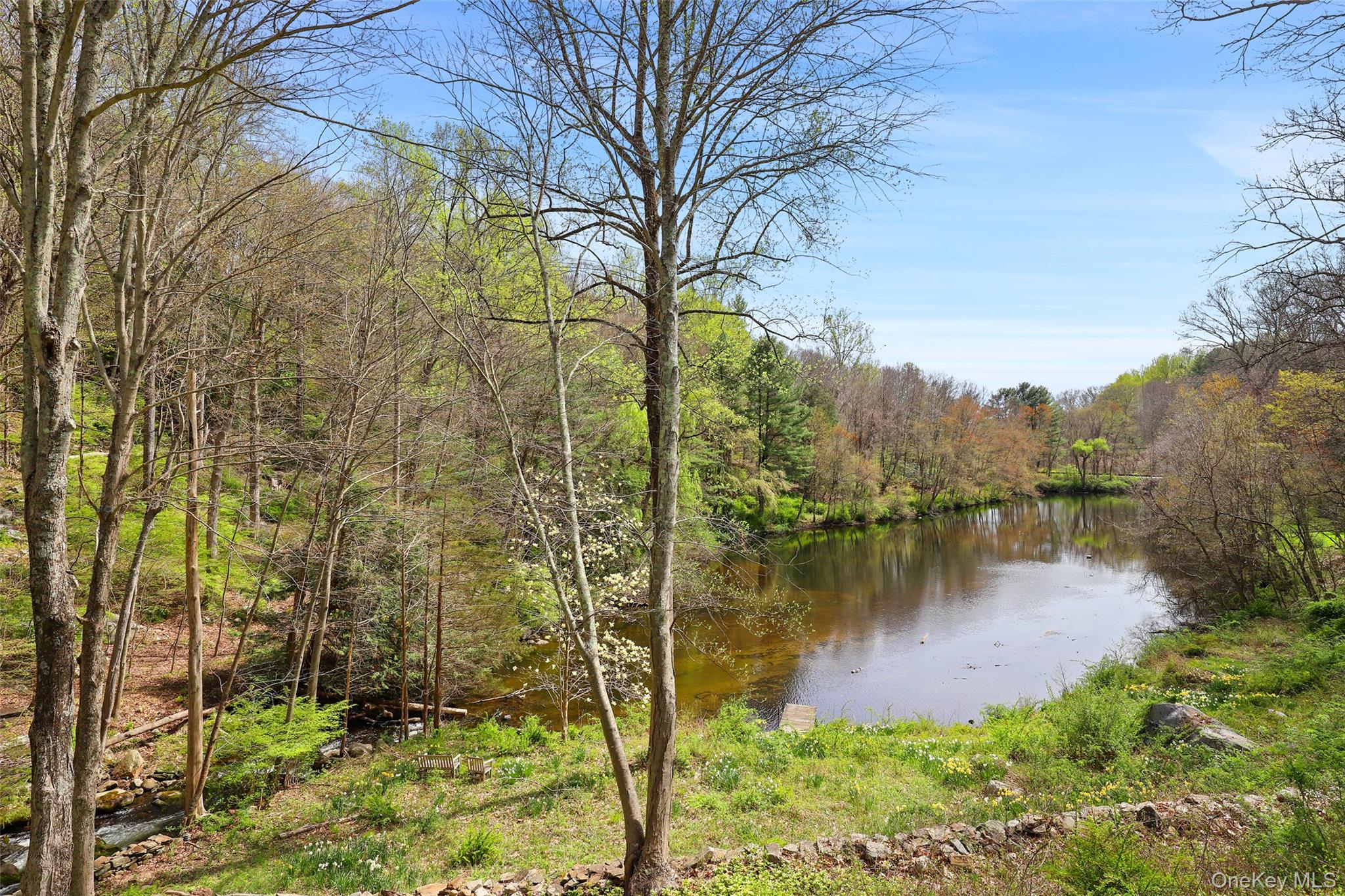 17 Fox Run Road Pound Ridge, NY 10576 - Photo 4 of 30 a lake view with a dry yard