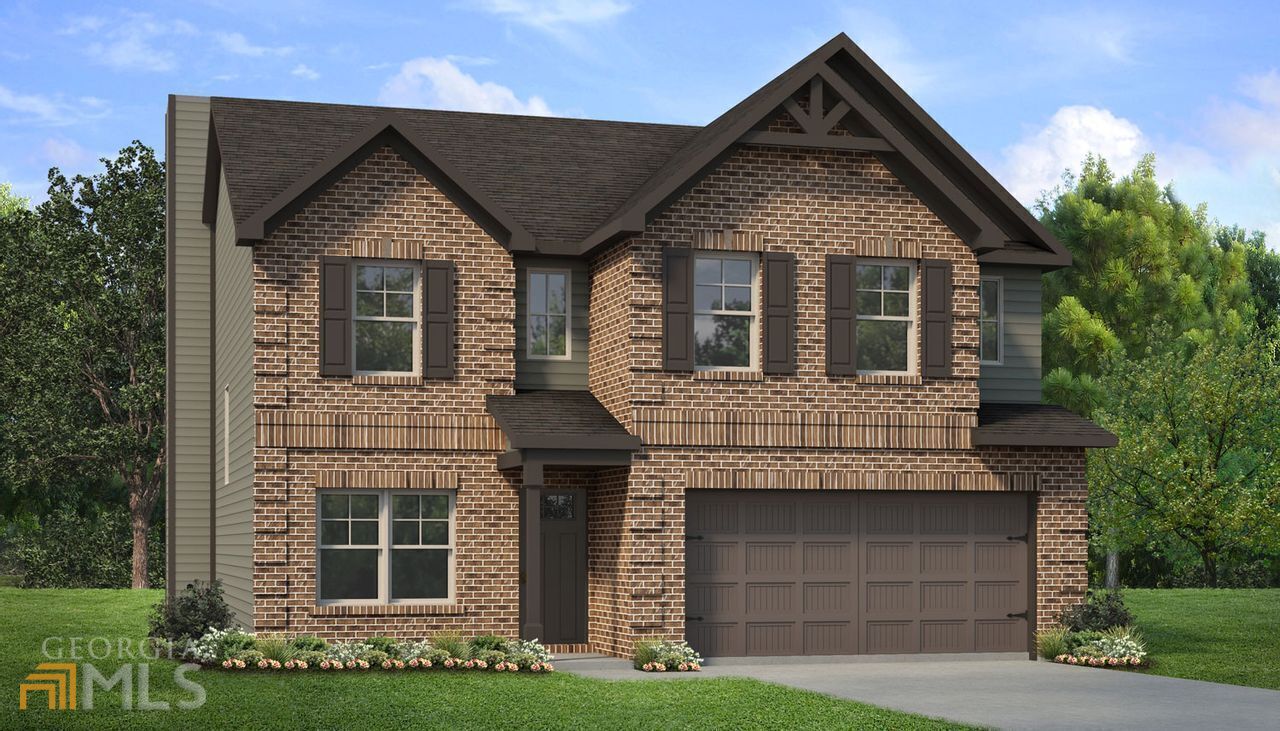 4774 Sultana Way Atlanta, GA 30331 - Photo 1 of 1 a front view of a house with a garden and plants