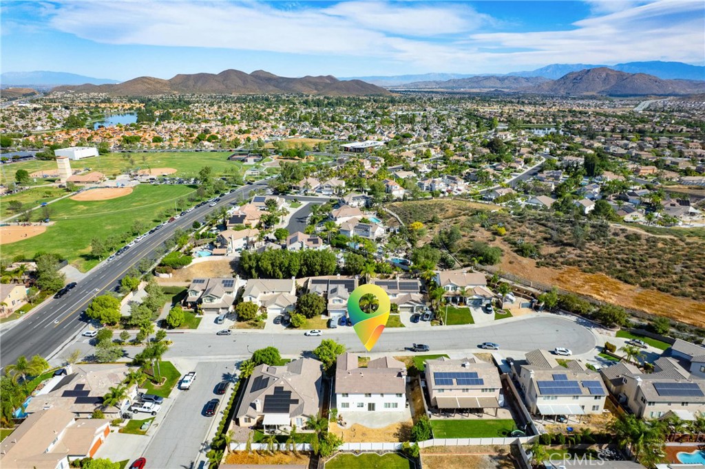 28799 First Star Court Menifee, CA 92584 - Photo 68 of 70 an aerial view of residential houses with outdoor space