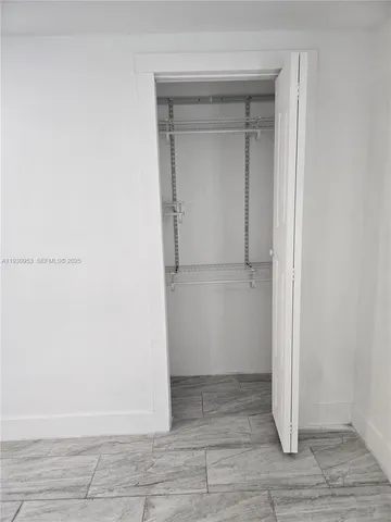 a view of closet area