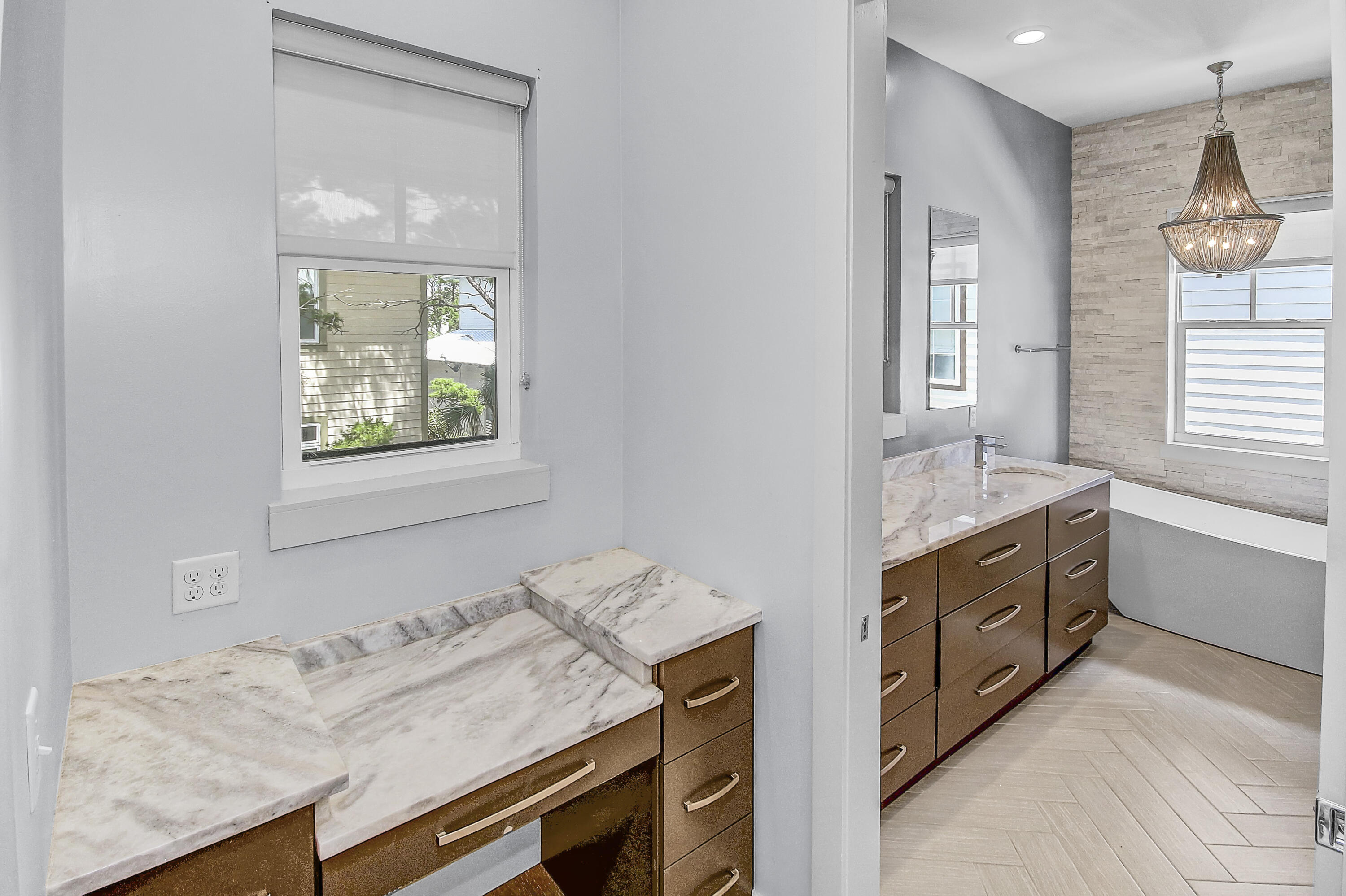 55 Grande Pointe Circle Inlet Beach, FL 32461 - Photo 21 of 32 a spacious bathroom with double vanity and a bathtub