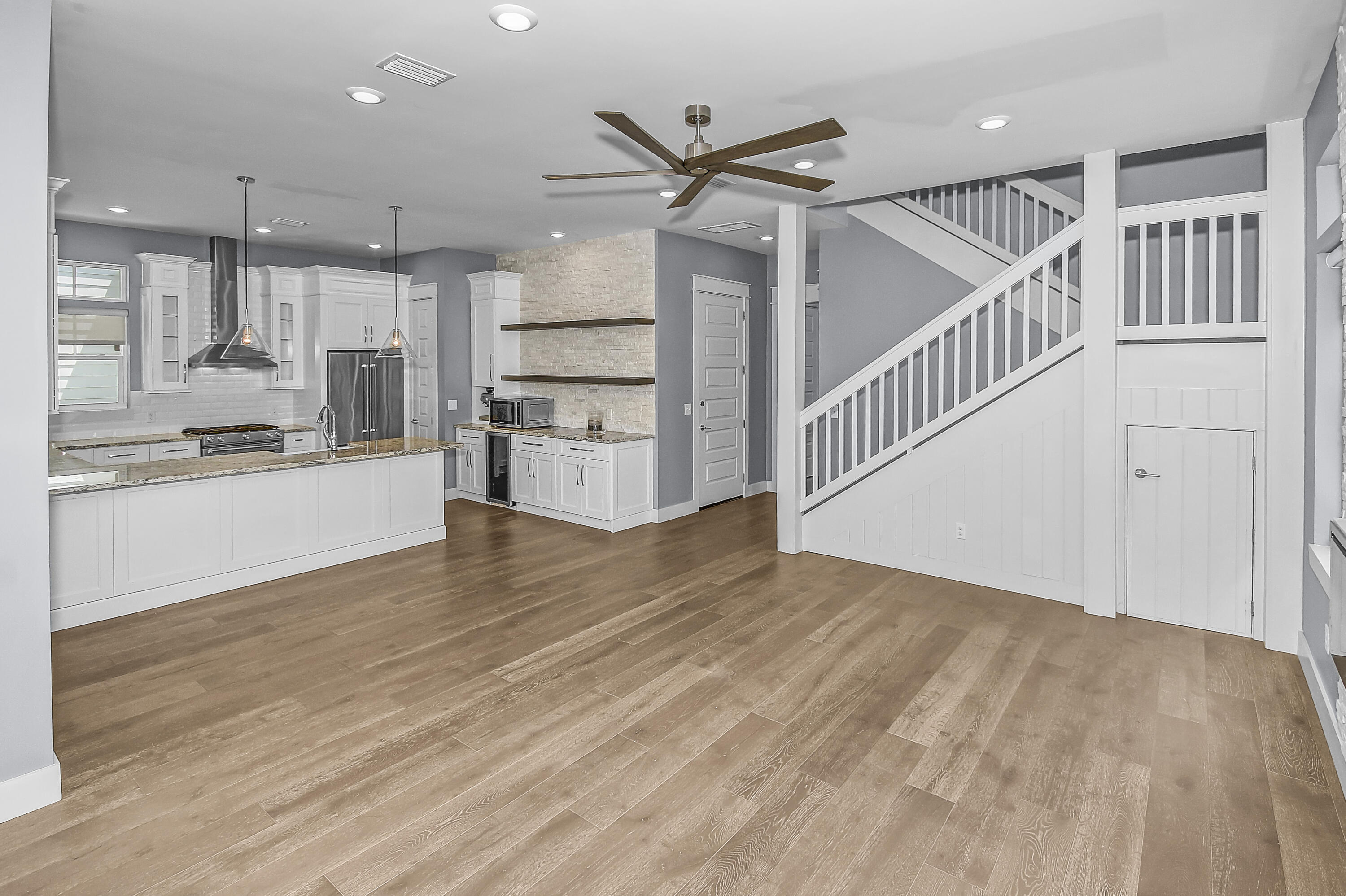 55 Grande Pointe Circle Inlet Beach, FL 32461 - Photo 5 of 32 a view of kitchen with wooden floor and electronic appliances