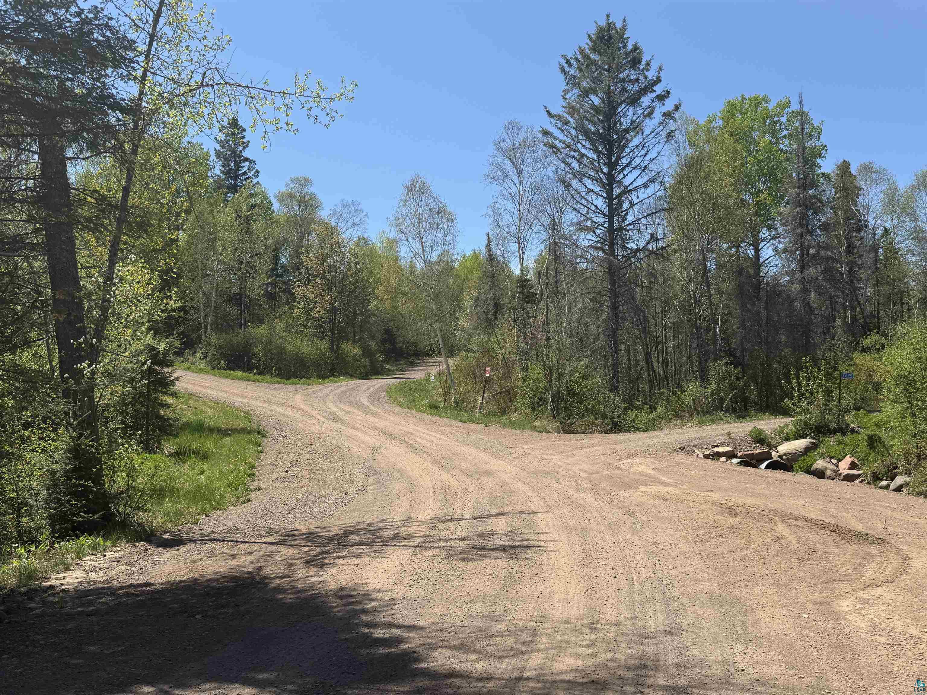 Tbd Crown Creek Road Finland, MN 55603 - Photo 13 of 14 Road splits stay in the middle