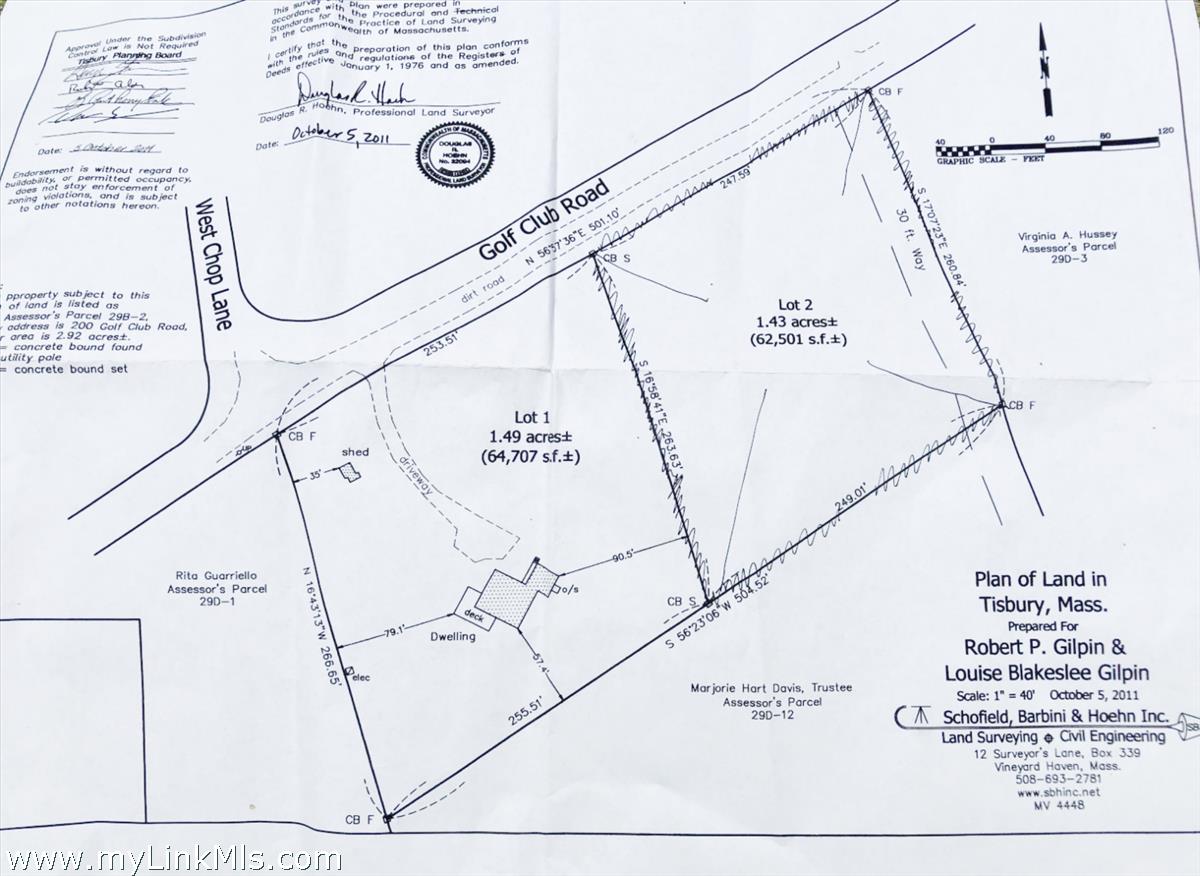 200 Golf Club Road Vineyard Haven, MA 02568 - Photo 6 of 15 200 Golf Club Rd lots