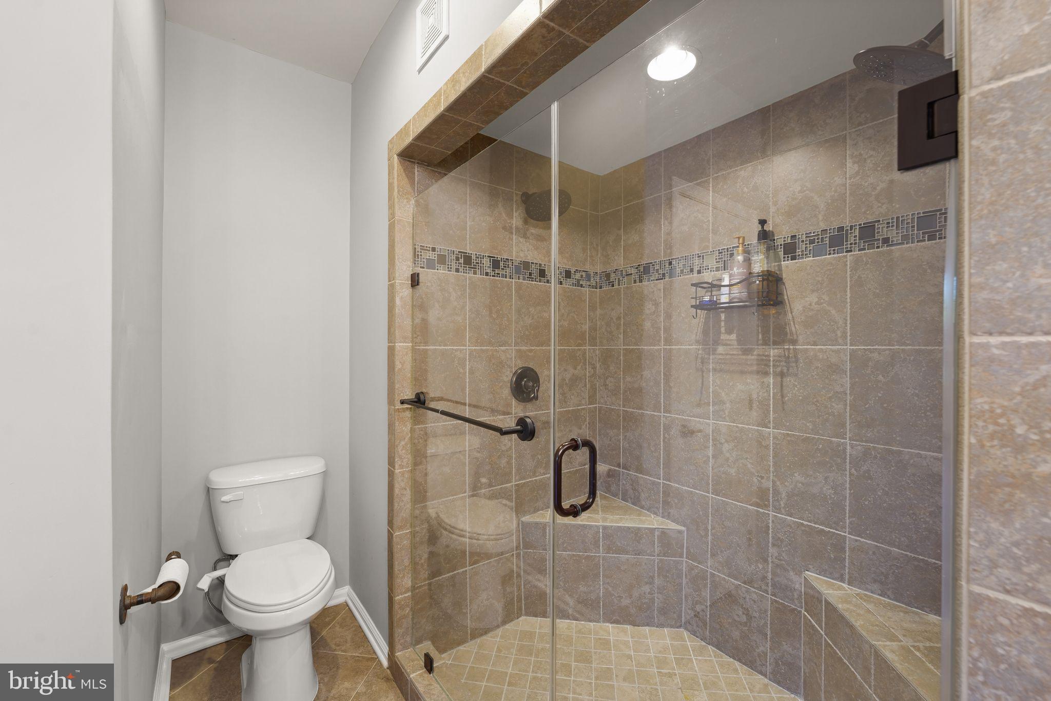 43846 Artsmith Terrace Ashburn, VA 20147 - Photo 22 of 38 a bathroom with a toilet and a shower