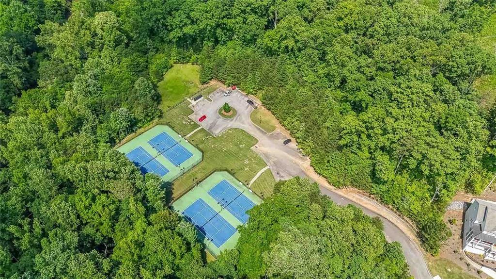 8110 Scenic Ridge Way Ball Ground, GA 30107 - Photo 29 of 29 a view of a house with a backyard