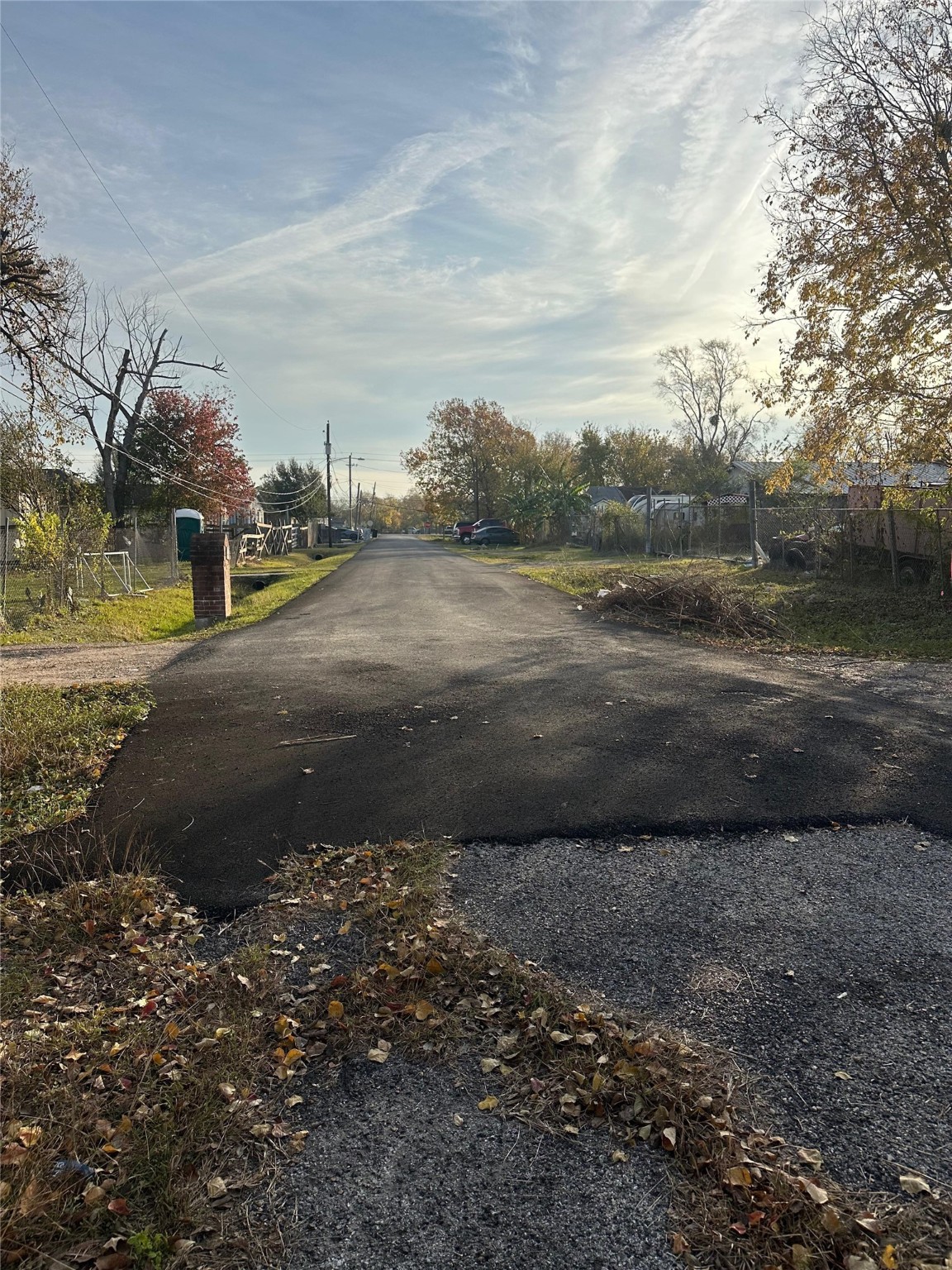 9703 Bucroft Street Houston, TX 77029 - Photo 3 of 7 a view of road with large trees