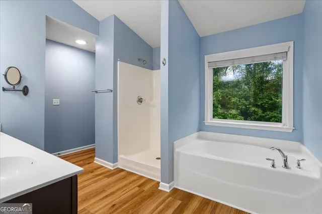 wooden floor in an empty room