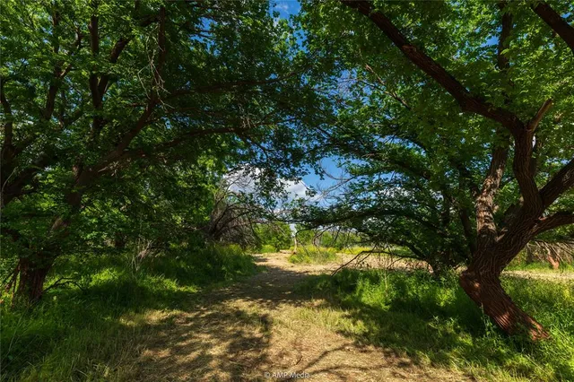 a view of a lake and mountain