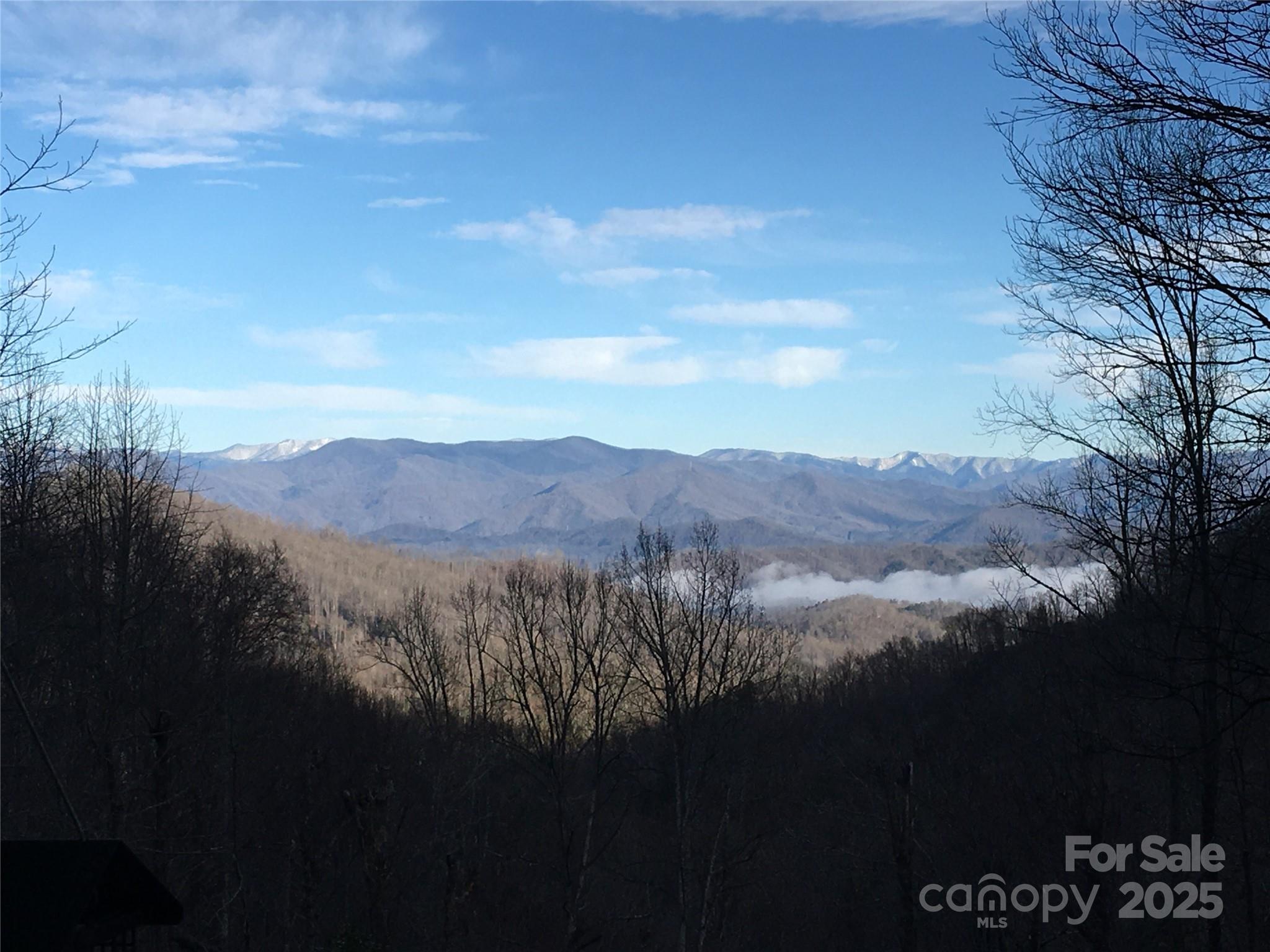 a view of lake with mountain