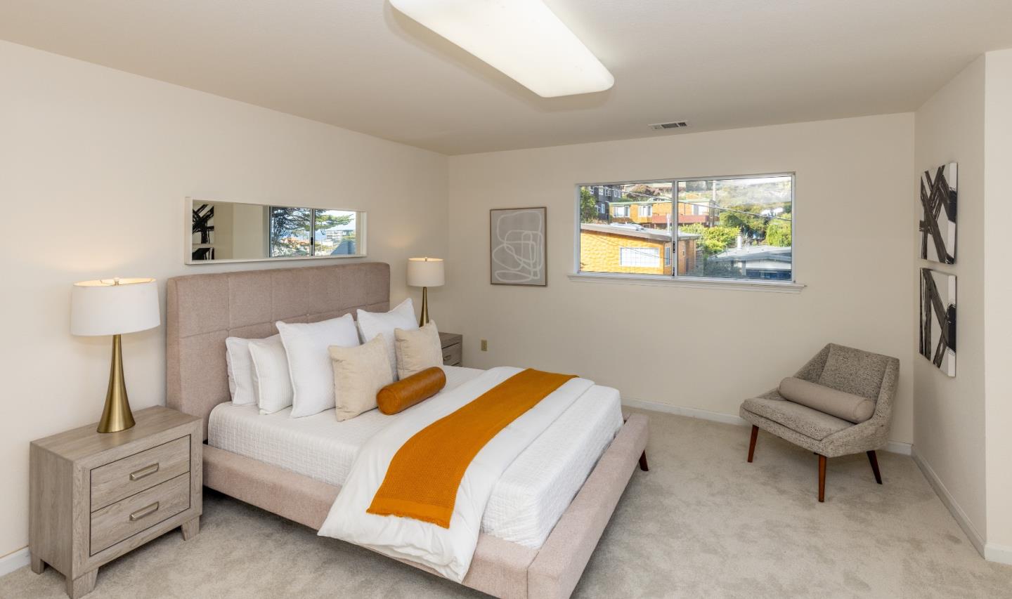 1415 Grand Avenue Pacifica, CA 94044 - Photo 25 of 47 a bedroom with a bed and a couch