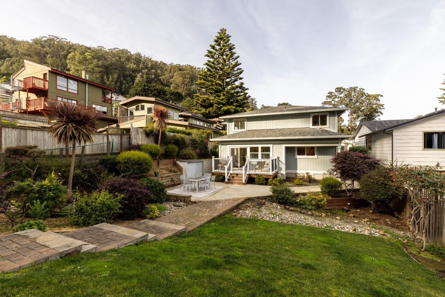 1415 Grand Avenue Pacifica, CA 94044 - Photo 39 of 47 a front view of house with yard and green space