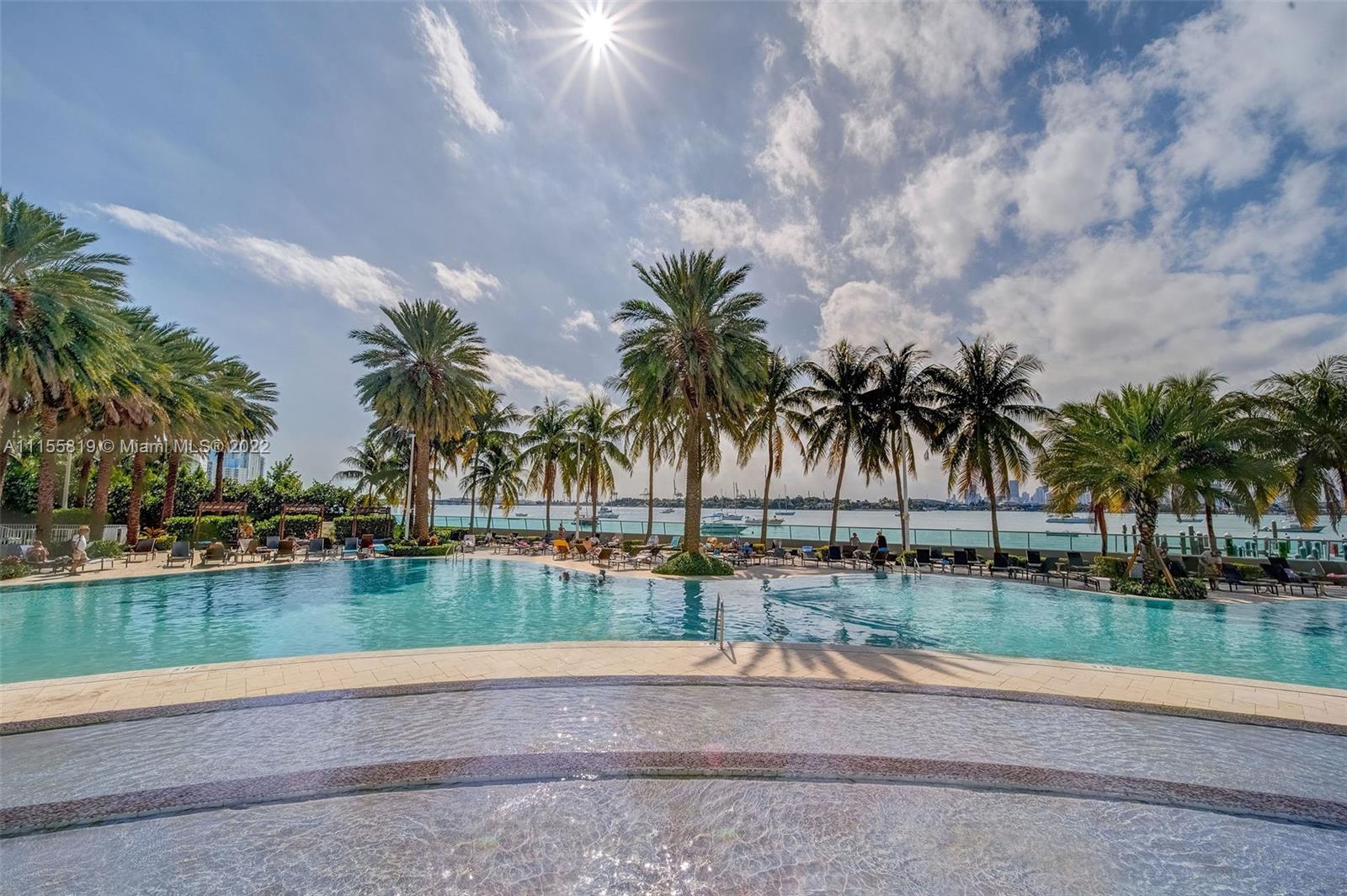 1504 Bay Road, Unit N1508 Miami Beach, FL 33139 - Photo 79 of 89 a view of a yard and palm trees