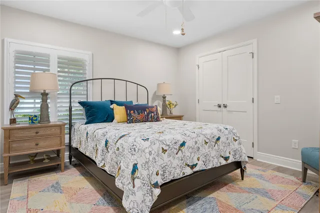 a view of a swimming pool with a lounge chairs
