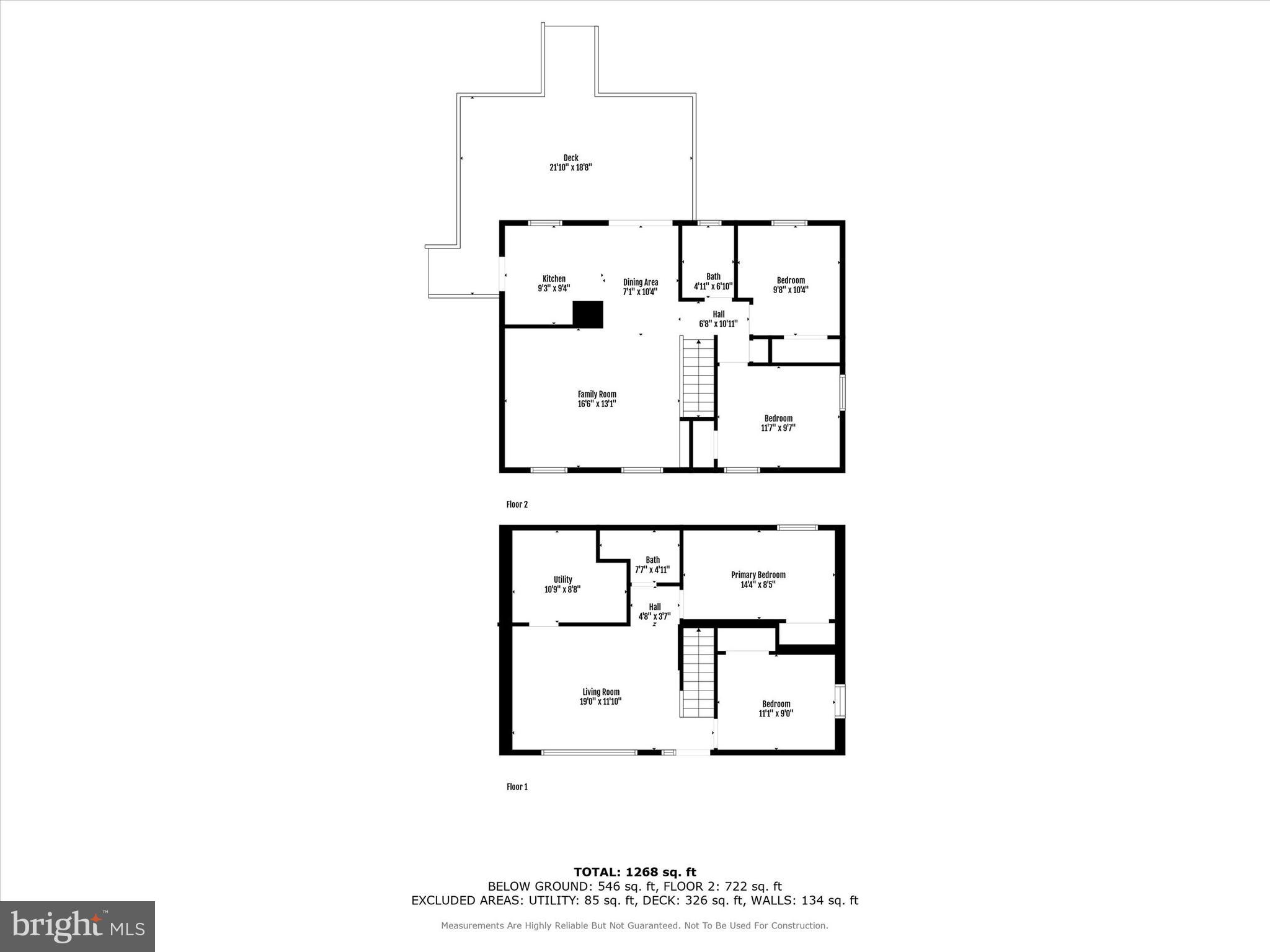 14220 Fallbrook Lane Woodbridge, VA 22193 - Photo 32 of 34 a picture of a floor plan