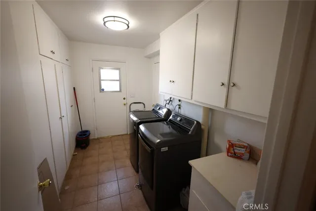 a room with storage and utility