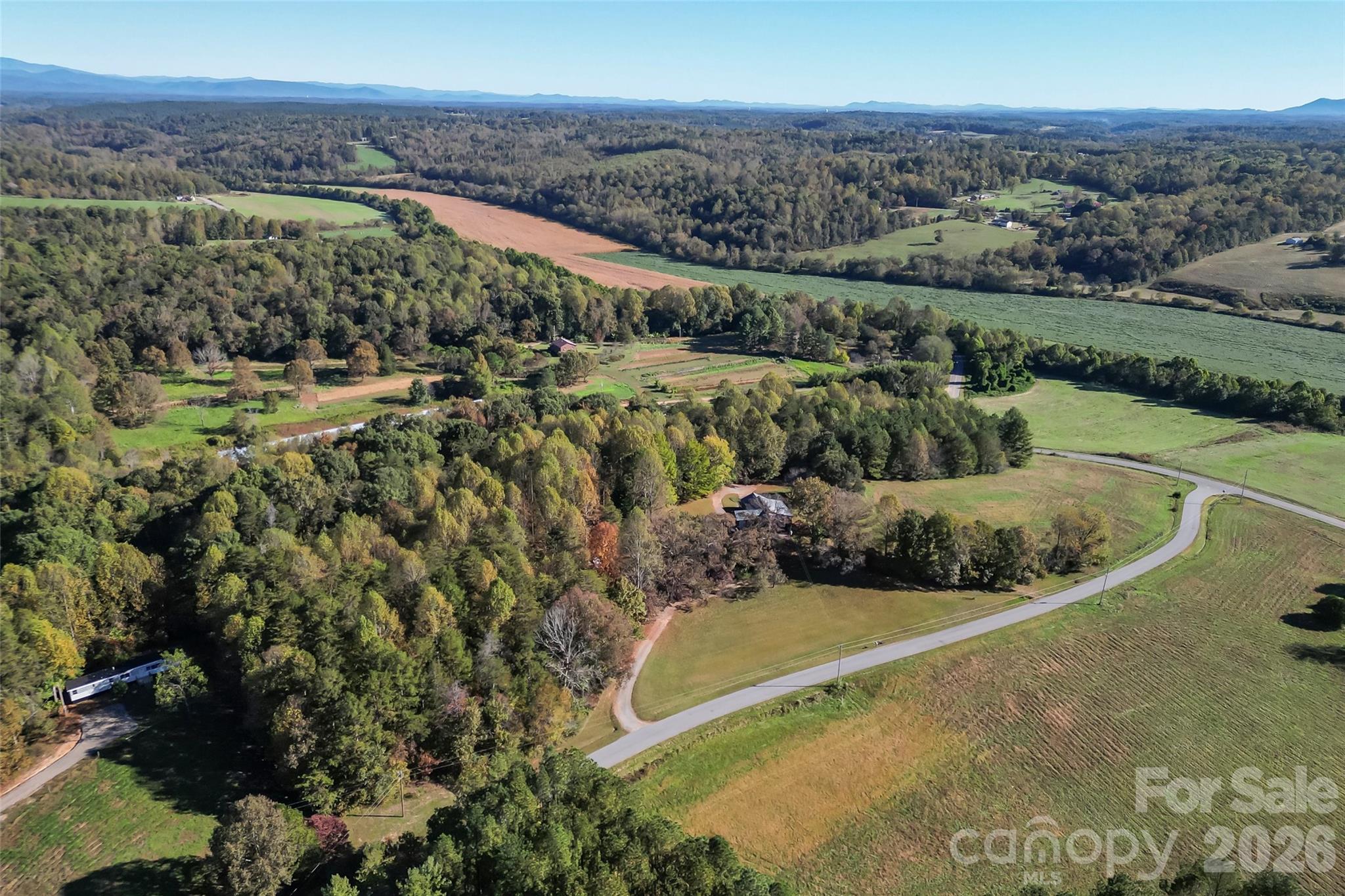 96 Patton Valley Drive Nebo, NC 28761 - Photo 6 of 29 an aerial view of a house with a yard